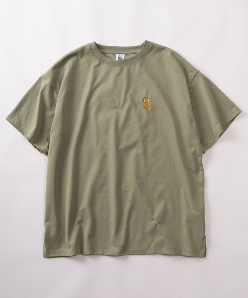 Tom&Jerry(トムアンドジェリー)の「【71】【TOM&JERRY/トムとジェリー】サガラ刺繍 クルーネックTシャツ/バックプリント/レディース(S)(Tシャツ/カットソー・レディース・ブラック/レッド/クリーム/ブルー/チャコールグレー/オフホワイト/オレンジ/カーキ・L/M)」の22枚目の写真