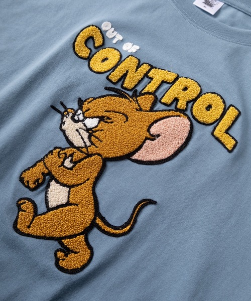 Tom&Jerry(トムアンドジェリー)の「【71】【TOM&JERRY/トムとジェリー】サガラ刺繍 クルーネックTシャツ/バックプリント/レディース(S)(Tシャツ/カットソー・レディース・ブラック/レッド/クリーム/ブルー/チャコールグレー/オフホワイト/オレンジ/カーキ・L/M)」の16枚目の写真