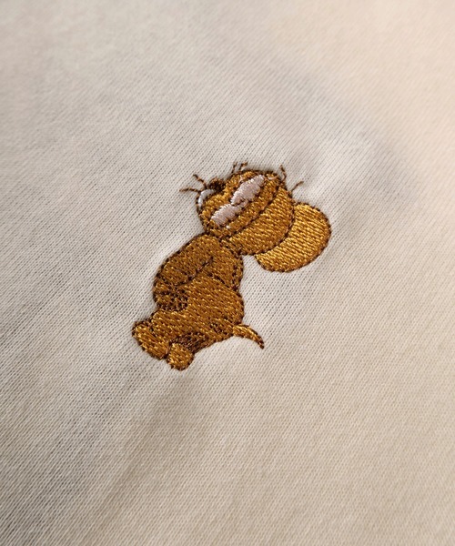Tom&Jerry(トムアンドジェリー)の「【71】【TOM&JERRY/トムとジェリー】サガラ刺繍 クルーネックTシャツ/バックプリント/レディース(S)(Tシャツ/カットソー・レディース・ブラック/レッド/クリーム/ブルー/チャコールグレー/オフホワイト/オレンジ/カーキ・L/M)」の17枚目の写真