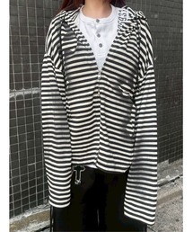 XU（エックスユー）の「【Never mind the XU】spray cross zip up hoodie / 【ネバーマインド ザ エックスユー】スプレークロスジップパーカー（パーカー）」