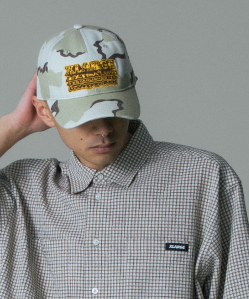 XLARGE（エクストララージ）の「EXTRALARGE SNAPBACK CAP（キャップ・メンズ・ブラック/カモフラージュ/ネイビー・ONE SIZE）」の3枚目の写真