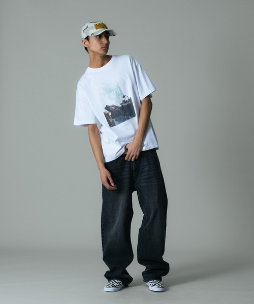 XLARGE（エクストララージ）の「EXTRALARGE SNAPBACK CAP（キャップ・メンズ・ブラック/カモフラージュ/ネイビー・ONE SIZE）」の9枚目の写真