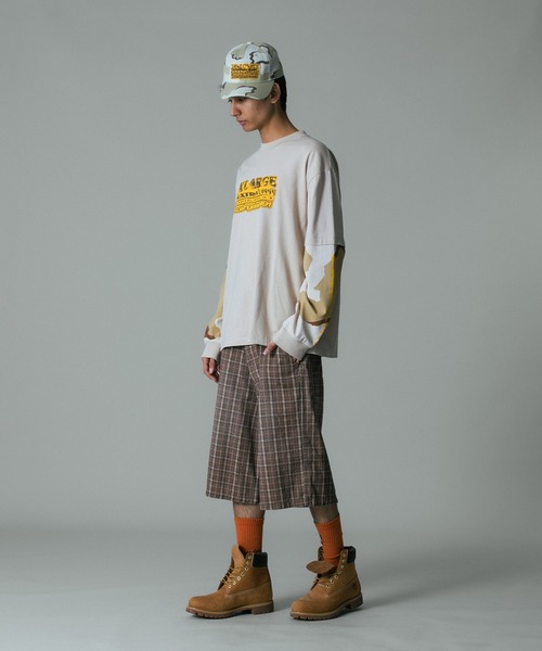 XLARGE（エクストララージ）の「EXTRALARGE SNAPBACK CAP（キャップ・メンズ・ブラック/カモフラージュ/ネイビー・ONE SIZE）」の7枚目の写真