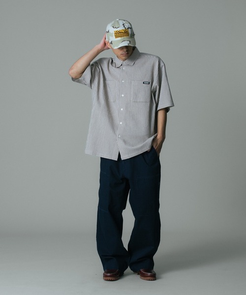 XLARGE（エクストララージ）の「EXTRALARGE SNAPBACK CAP（キャップ・メンズ・ブラック/カモフラージュ/ネイビー・ONE SIZE）」の8枚目の写真