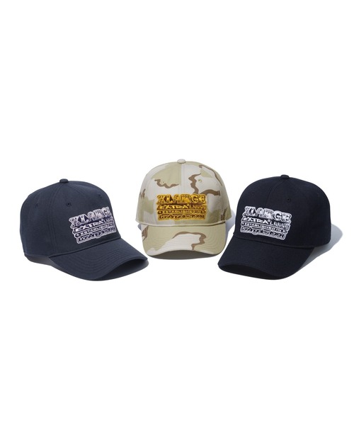 XLARGE（エクストララージ）の「EXTRALARGE SNAPBACK CAP（キャップ・メンズ・ブラック/カモフラージュ/ネイビー・ONE SIZE）」の18枚目の写真