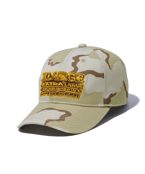 XLARGE（エクストララージ）の「EXTRALARGE SNAPBACK CAP（キャップ・メンズ・ブラック/カモフラージュ/ネイビー・ONE SIZE）」の4枚目の写真