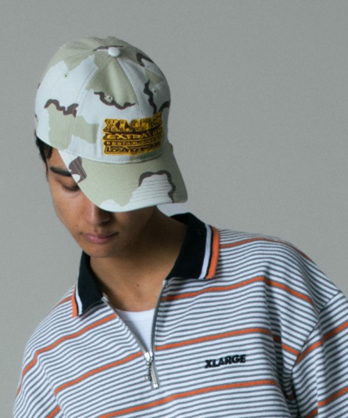 XLARGE（エクストララージ）の「EXTRALARGE SNAPBACK CAP（キャップ・メンズ・ブラック/カモフラージュ/ネイビー・ONE SIZE）」の6枚目の写真