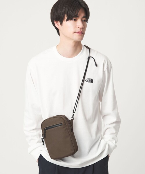 green label relaxing(グリーンレーベルリラクシング)の「【WEB限定】マット リップストップ ミニ ショルダー バッグ -撥水-(ショルダーバッグ・メンズ・ブラック/ダークブラウン・FREE)」の3枚目の写真
