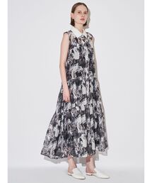 ELENDEEK | シェイドフラワーティアードワンピース(ワンピース)