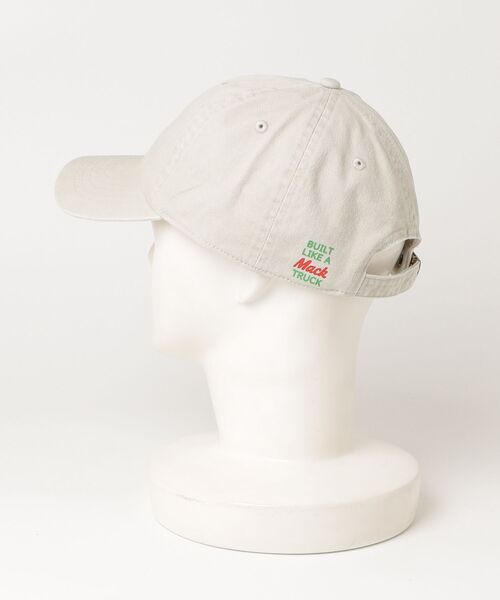 CALIFORNIA HAVE A NICE TIME !（カリフォルニアハブァナイスタイム）の「MACK TRUCKS PIGMENT LOW CAP 刺繍 ブルドック アメリカ 企業物 オールシーズン（キャップ・メンズ・ブラック/ベージュ/グリーン・FREE）」の5枚目の写真