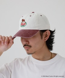 MACK TRUCKS（マックトラックス）の「MACK TRUCKS PIGMENT LOW CAP 刺繍 ブルドック アメリカ 企業物 オールシーズン（キャップ）」