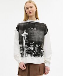 COACH（コーチ）の「ポストカード クルーネック スウェットシャツ（スウェット）」