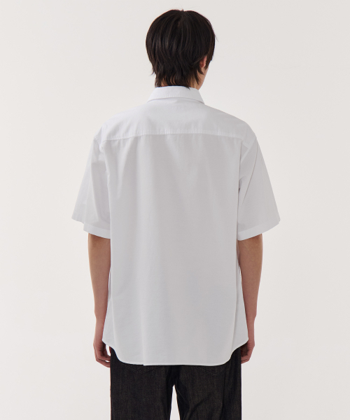 MUSINSA STANDARD（ムシンサスタンダード）の「リラックスドオックスフォード半袖シャツ[ホワイト]（シャツ/ブラウス・メンズ・その他・X-LARGE/XX-LARGE/LARGE/MEDIUM/SMALL）」の3枚目の写真