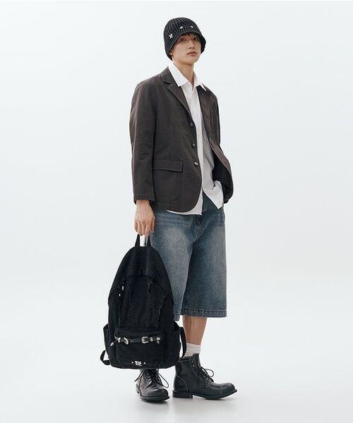 MUSINSA STANDARD（ムシンサスタンダード）の「リラックスドオックスフォード半袖シャツ[ホワイト]（シャツ/ブラウス・メンズ・その他・X-LARGE/XX-LARGE/LARGE/MEDIUM/SMALL）」の8枚目の写真