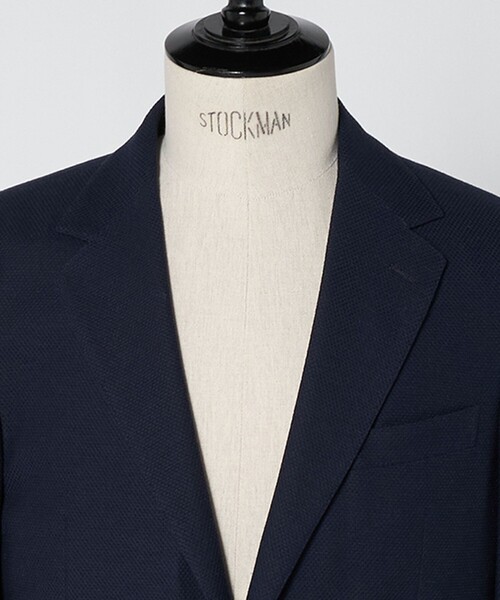 UNITED ARROWS（ユナイテッドアローズ）の「ソフト ハニカムメッシュ シングル 2ボタン テーラードジャケット COMFORT EASY‐MODEL（テーラードジャケット・メンズ・ネイビー・44/48/46/50）」の3枚目の写真