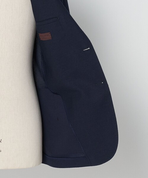UNITED ARROWS（ユナイテッドアローズ）の「ソフト ハニカムメッシュ シングル 2ボタン テーラードジャケット COMFORT EASY‐MODEL（テーラードジャケット・メンズ・ネイビー・44/48/46/50）」の7枚目の写真