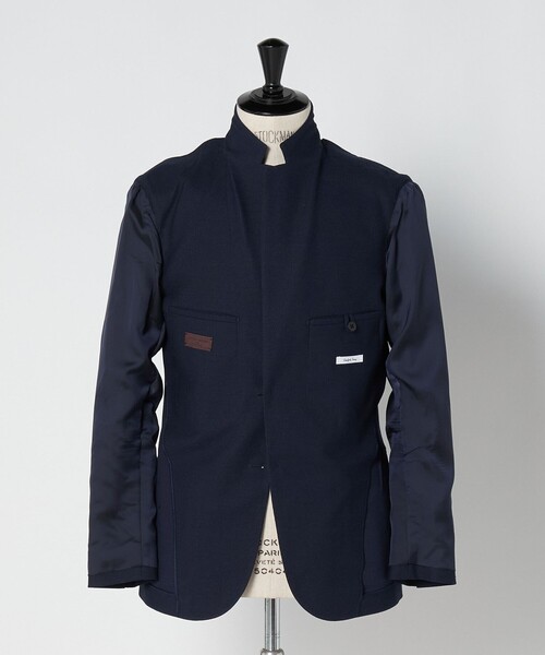 UNITED ARROWS（ユナイテッドアローズ）の「ソフト ハニカムメッシュ シングル 2ボタン テーラードジャケット COMFORT EASY‐MODEL（テーラードジャケット・メンズ・ネイビー・44/48/46/50）」の11枚目の写真