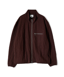 HORLISUN（ホーリーサン）の「Baxter Slub Zip Up Jacket Dark Brown（その他アウター）」
