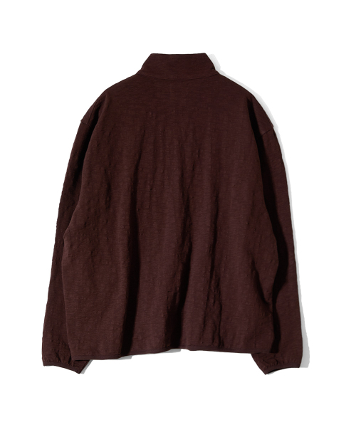 HORLISUN（ホーリーサン）の「Baxter Slub Zip Up Jacket Dark Brown（ブルゾン・メンズ・その他・SMALL/MEDIUM/LARGE）」の2枚目の写真