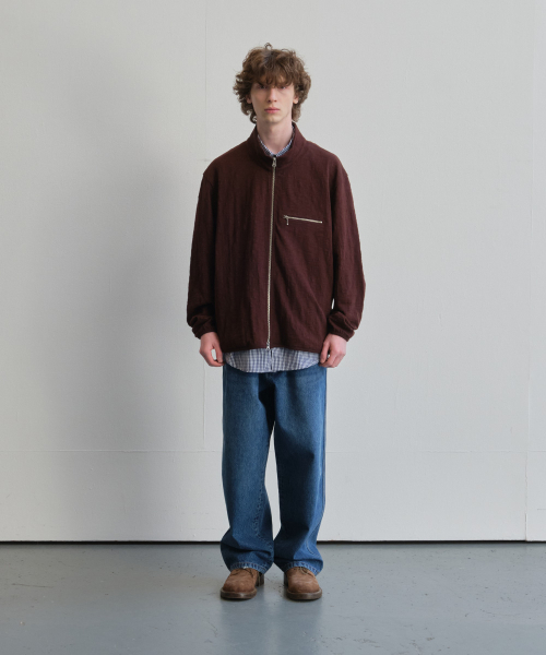 HORLISUN（ホーリーサン）の「Baxter Slub Zip Up Jacket Dark Brown（ブルゾン・メンズ・その他・SMALL/MEDIUM/LARGE）」の6枚目の写真