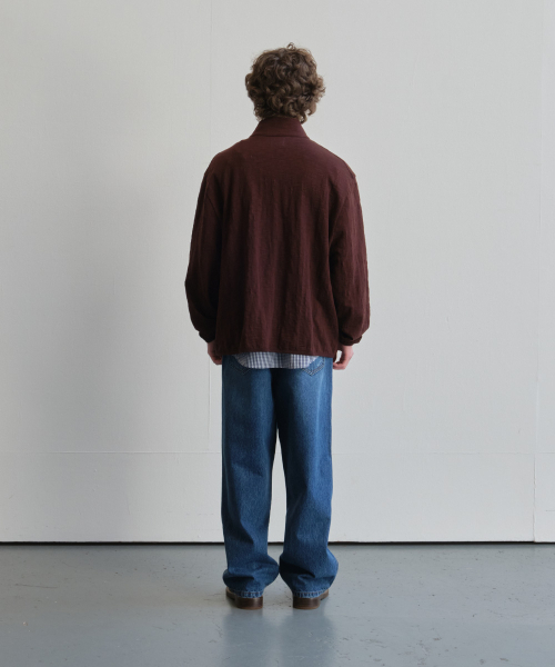 HORLISUN（ホーリーサン）の「Baxter Slub Zip Up Jacket Dark Brown（ブルゾン・メンズ・その他・SMALL/MEDIUM/LARGE）」の8枚目の写真