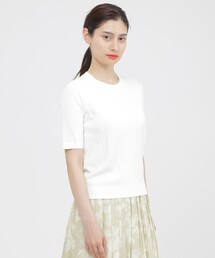 Paul Stuart（ポールスチュアート）の「【eclat/Nikkei Magazine掲載】【ウォッシャブル】シャイニーストレッチ　プルオーバー（Tシャツ/カットソー）」