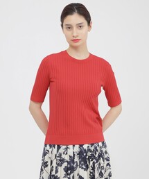 Paul Stuart（ポールスチュアート）の「【eclat/Nikkei Magazine掲載】【ウォッシャブル】シャイニーストレッチ　プルオーバー（Tシャツ/カットソー）」