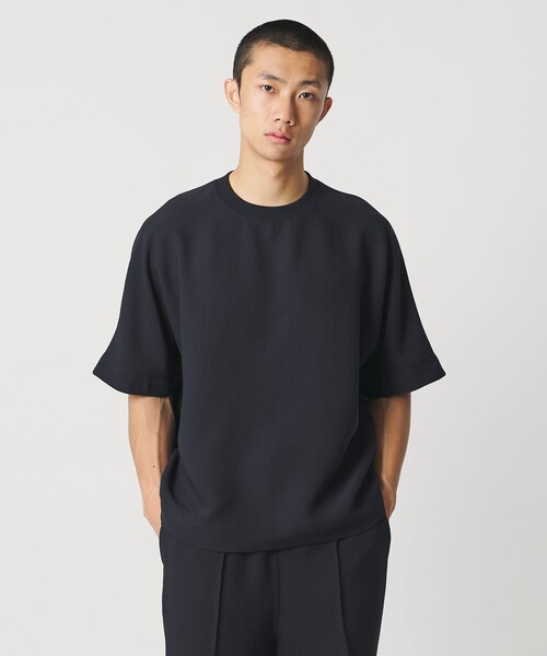 UNITED ARROWS & SONS by DAISUKE OBANA(ユナイテッドアローズアンドサンズバイダイスケオバナ)の「<D.O UNITED ARROWS BY DAISUKE OBANA>ESSENS Ⅰ D/SL TEE 26SS/Tシャツ(Tシャツ/カットソー・メンズ・ホワイト/ブラック/ダークグレー/ネイビー・M/L/XL/S)」の4枚目の写真
