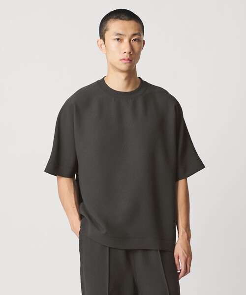 UNITED ARROWS & SONS by DAISUKE OBANA（ユナイテッドアローズアンドサンズバイダイスケオバナ）の「＜D.O UNITED ARROWS BY DAISUKE OBANA＞ESSENS Ⅰ D/SL TEE 26SS/Tシャツ（Tシャツ/カットソー・メンズ・ホワイト/ブラック・M/L/XL/S）」の3枚目の写真