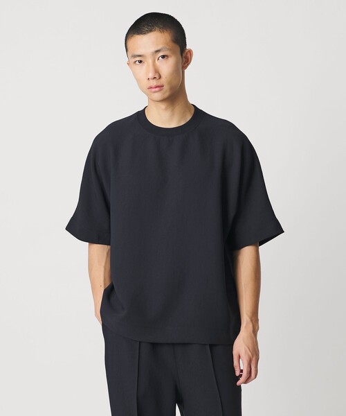 UNITED ARROWS & SONS by DAISUKE OBANA（ユナイテッドアローズアンドサンズバイダイスケオバナ）の「＜D.O UNITED ARROWS BY DAISUKE OBANA＞ESSENS Ⅰ D/SL TEE 26SS/Tシャツ（Tシャツ/カットソー・メンズ・ホワイト/ブラック・M/L/XL/S）」の5枚目の写真