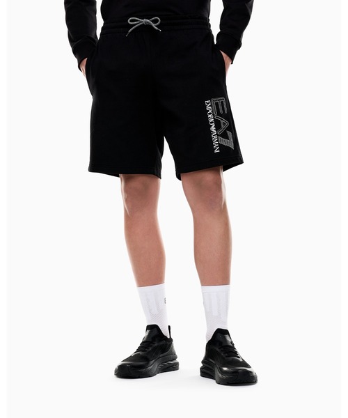 EMPORIO ARMANI EA7(エンポリオアルマーニイーエーセブン)の「<オンライン限定>【エンポリオ アルマーニ EA7】Visibility ショートパンツ ピュアコットン(その他パンツ・メンズ・ブルー/ブラック/アイボリー・X-SMALL/X-LARGE/SMALL/MEDIUM/LARGE)」の9枚目の写真