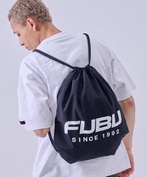 FUBU( フブ)の「FUBU フブ Knapsack/ナップサック(バックパック/リュック・メンズ・ホワイト/ブラック・FREE)」の2枚目の写真
