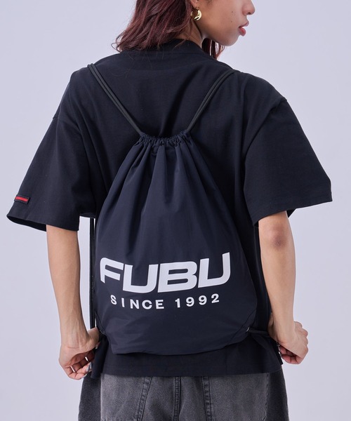 FUBU( フブ)の「FUBU フブ Knapsack/ナップサック(バックパック/リュック・メンズ・ホワイト/ブラック・FREE)」の7枚目の写真
