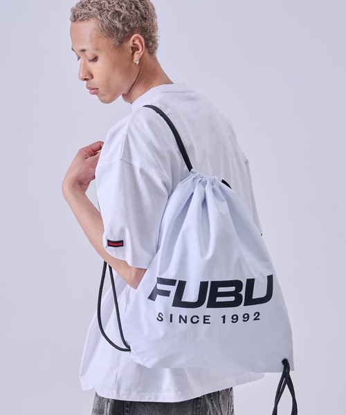 FUBU( フブ)の「FUBU フブ Knapsack/ナップサック(バックパック/リュック・メンズ・ホワイト/ブラック・FREE)」の5枚目の写真