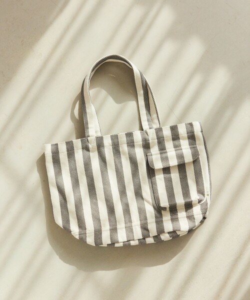 ROOTOTE(ルートート)の「ROOTOTE/ルートート SNミディアム リサイクルコットンF トートバッグ(トートバッグ・レディース・オレンジ/サックスブルー/ブラック・ONE SIZE)」の4枚目の写真