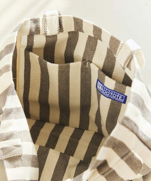 ROOTOTE(ルートート)の「ROOTOTE/ルートート SNミディアム リサイクルコットンF トートバッグ(トートバッグ・レディース・オレンジ/サックスブルー/ブラック・ONE SIZE)」の5枚目の写真