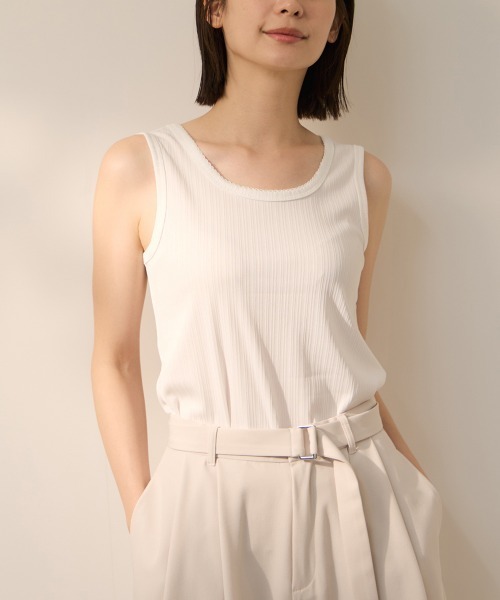 ketty(ケティ)の「ランテレストレッチN/Sカットソー(Tシャツ/カットソー・レディース・ブラック/オフホワイト・M)」の14枚目の写真