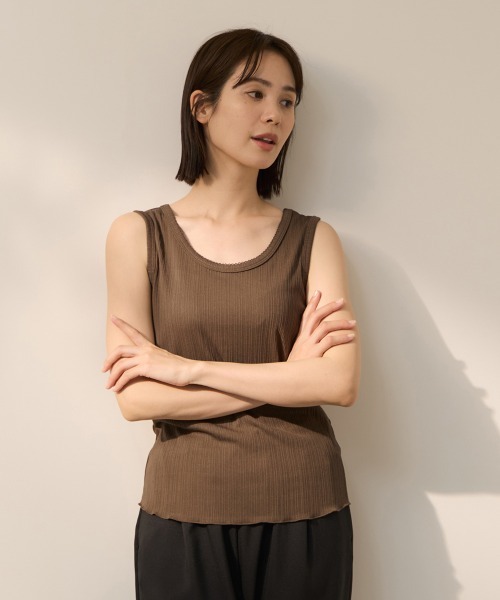 ketty(ケティ)の「ランテレストレッチN/Sカットソー(Tシャツ/カットソー・レディース・ブラック/オフホワイト・M)」の10枚目の写真