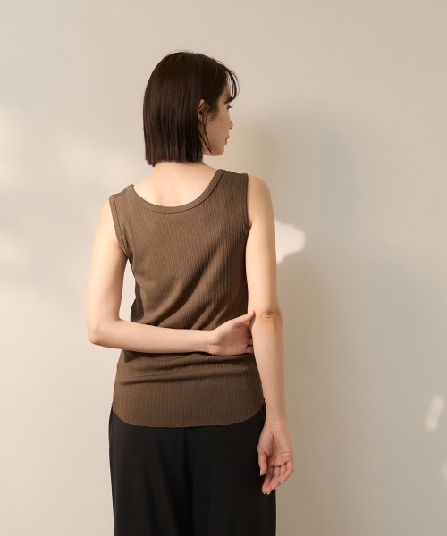 ketty(ケティ)の「ランテレストレッチN/Sカットソー(Tシャツ/カットソー・レディース・ブラック/オフホワイト・M)」の12枚目の写真