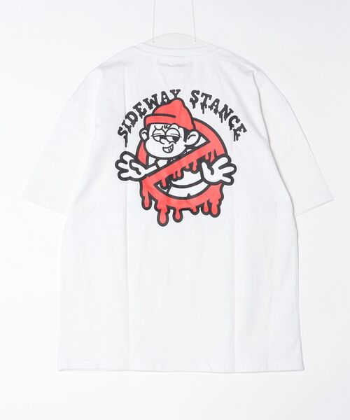 En serio TOKYO(エンソリオトーキョー)の「【SIDEWAYSTANCE】半袖ゴーストバスターズプリントTシャツ SIDE23-070/SIDE23-116(Tシャツ/カットソー・メンズ・ブラック/カーキ/ホワイト/パープル/ダークブルー/オートミール・LARGE/X-LARGE/SMALL/MEDIUM)」の7枚目の写真