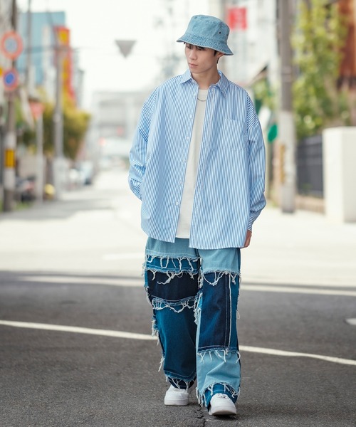 En serio TOKYO(エンソリオトーキョー)の「【SIDEWAYSTANCE】半袖ゴーストバスターズプリントTシャツ SIDE23-070/SIDE23-116(Tシャツ/カットソー・メンズ・ブラック/カーキ/ホワイト/パープル/ダークブルー/オートミール・LARGE/X-LARGE/SMALL/MEDIUM)」の8枚目の写真