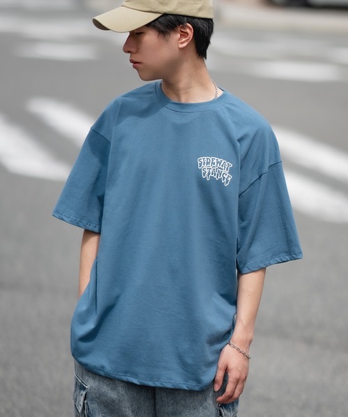 En serio TOKYO(エンソリオトーキョー)の「【SIDEWAYSTANCE】半袖ゴーストバスターズプリントTシャツ SIDE23-070/SIDE23-116(Tシャツ/カットソー・メンズ・ブラック/カーキ/ホワイト/パープル/ダークブルー/オートミール・LARGE/X-LARGE/SMALL/MEDIUM)」の19枚目の写真
