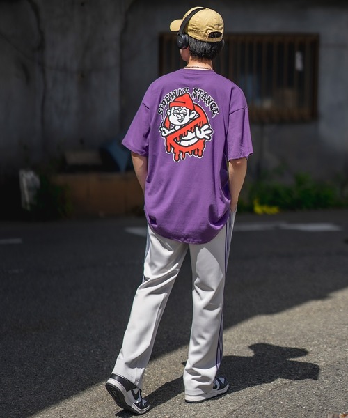 En serio TOKYO(エンソリオトーキョー)の「【SIDEWAYSTANCE】半袖ゴーストバスターズプリントTシャツ SIDE23-070/SIDE23-116(Tシャツ/カットソー・メンズ・ブラック/カーキ/ホワイト/パープル/ダークブルー/オートミール・LARGE/X-LARGE/SMALL/MEDIUM)」の14枚目の写真