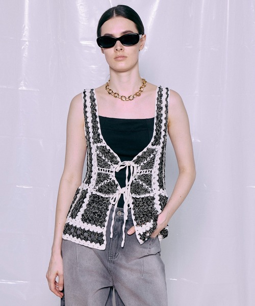 Crochet Vest/クロシェベスト（ベスト）｜MAISON SPECIAL（メゾン