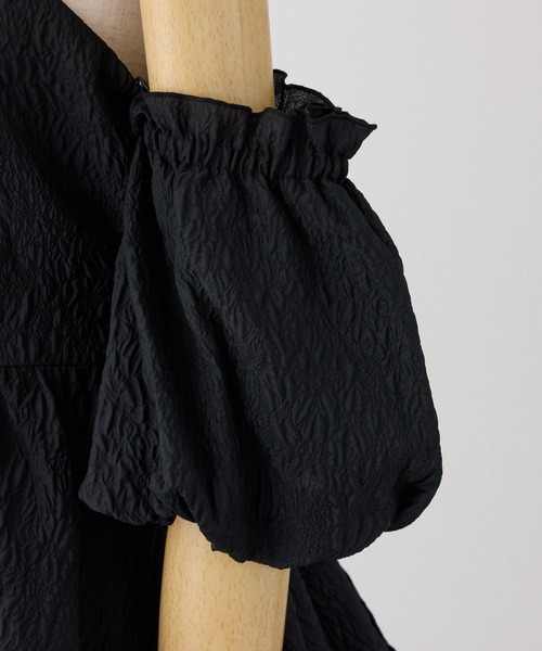 セール】【Black Ribbon Collection】バックリボンミニワンピース