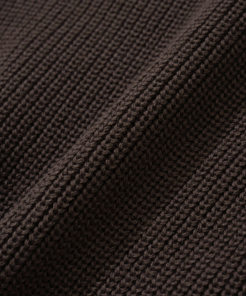 KNITTED(ニッティド)の「コットンヘンリーネックワッフルニット ブラウン(ニット/セーター・レディース・その他・MEDIUM/LARGE/X-LARGE)」の5枚目の写真