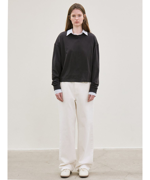 le（ル）の「comfort sweat shirt (charcoal)（スウェット・レディース・その他・FREE）」の3枚目の写真