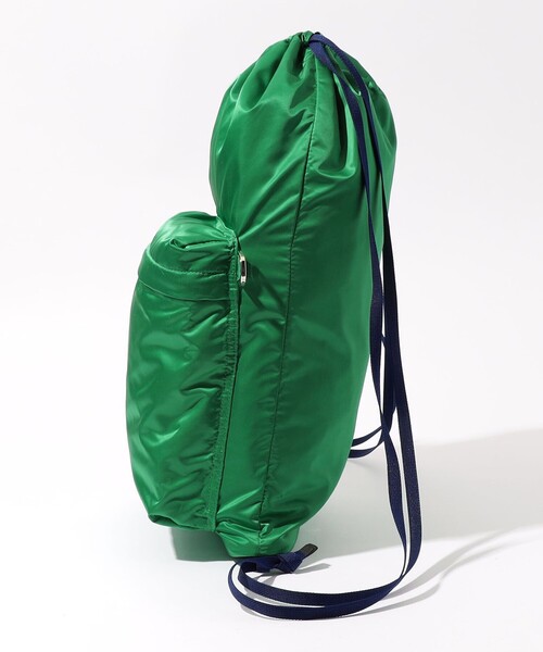 NOMADIS(ノマディス)の「NOMADIS LATT ナップサック バッグ(バックパック/リュック・レディース・ブラック/グリーン・FREE)」の4枚目の写真