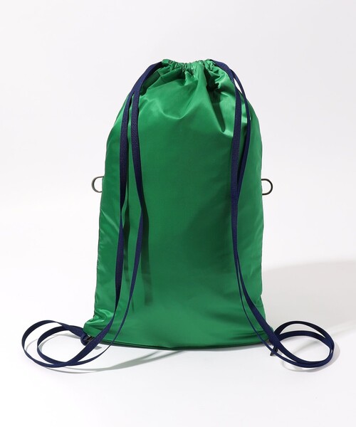 NOMADIS(ノマディス)の「NOMADIS LATT ナップサック バッグ(バックパック/リュック・レディース・ブラック/グリーン・FREE)」の5枚目の写真