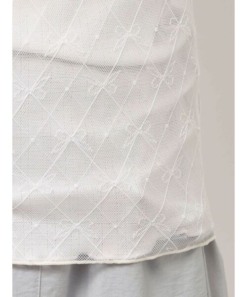 merry jenny（メリージェニー）の「シアーレースコンビTOPS（Tシャツ/カットソー・レディース・オフホワイト/アイボリー・FREE）」の6枚目の写真